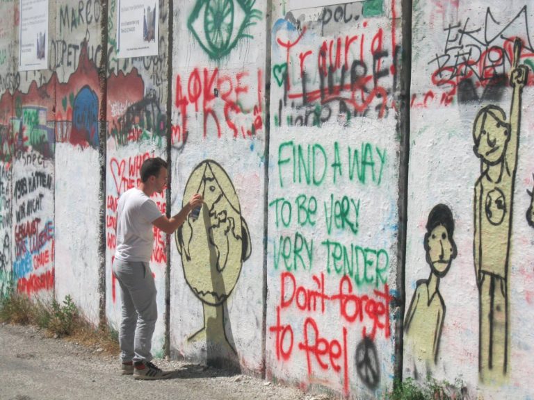 American graffiti in Bethlehem