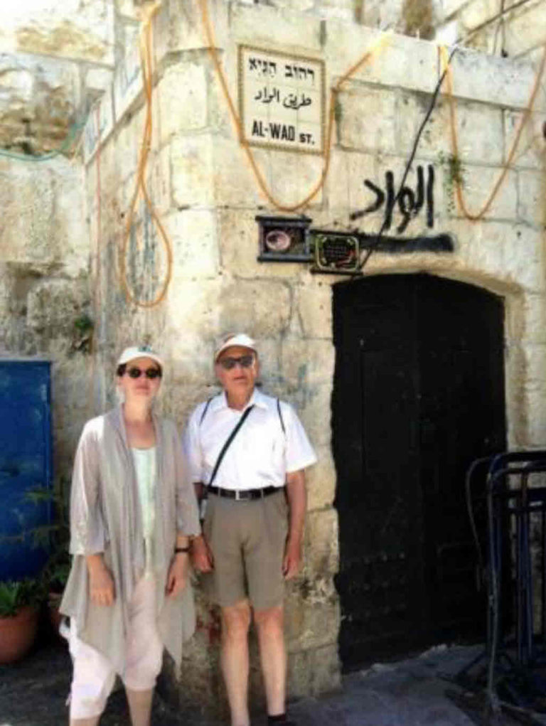 With Lisa in Jerusalem’s Old City